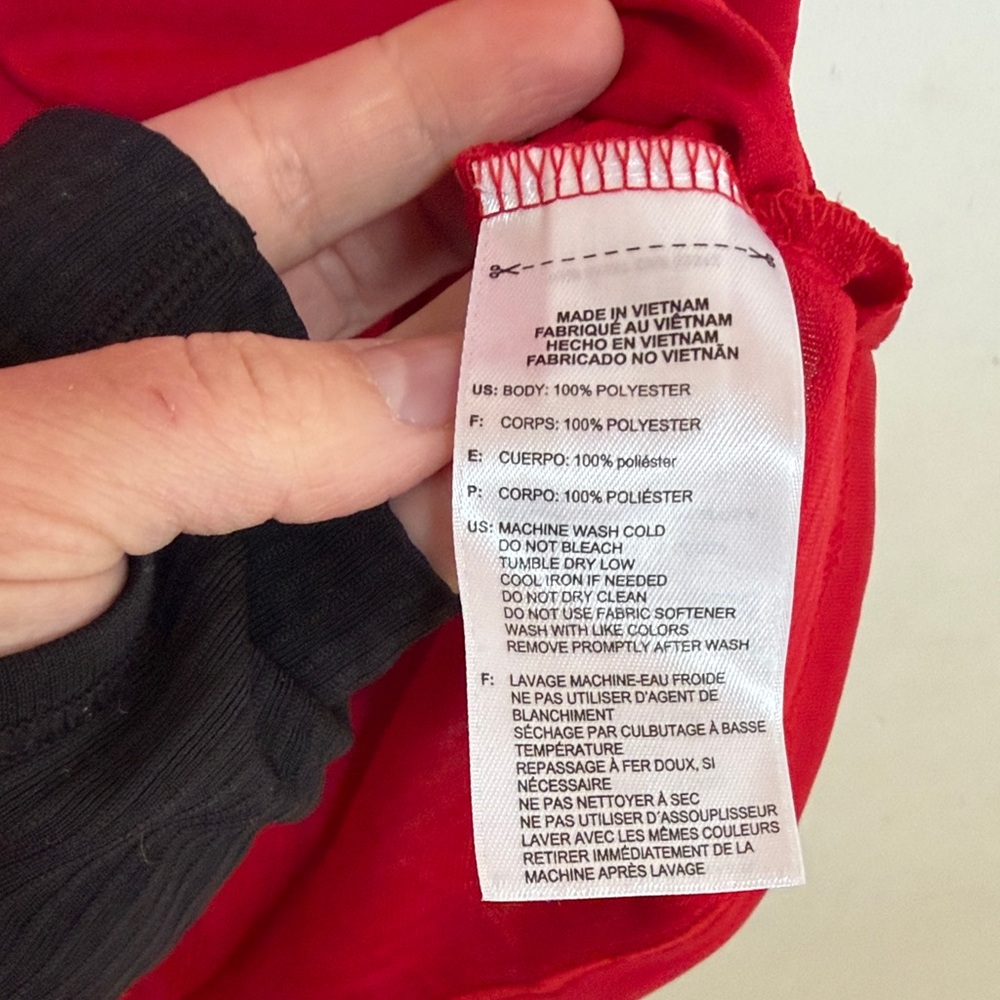 Adidas climalite Vibrant Red Polo Shirt - Picture 5 of 5